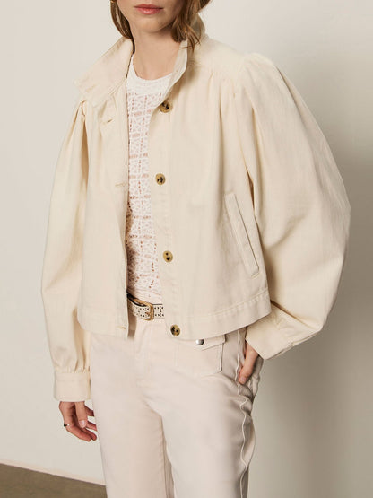 Charlotte Twill Jacket Collagen Petite Sizing - Sanctuary Clothing